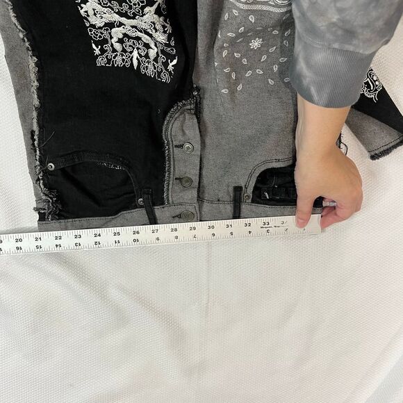 JK Attire Half Awake Graffiti Print High Waist Skinny Jeans‎ - Picture 5 of 8